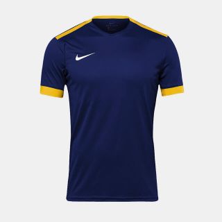 ナイキ(NIKE)の国内未発売！ NIKE プラシャツ サッカーウェア 練習着 ネイビー イエロー(ウェア)