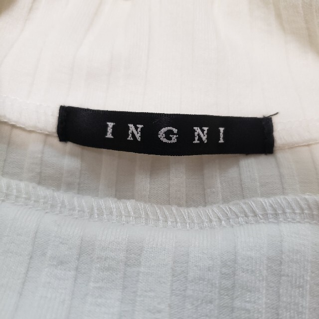 INGNI(イング)の【INGNI】モックネック ホワイトタンクトップ メンズのトップス(タンクトップ)の商品写真