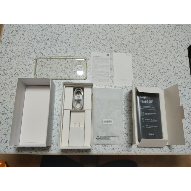 Xiaomi Redmi note 9s 箱 付属品 スマホ/家電/カメラのスマートフォン/携帯電話(その他)の商品写真