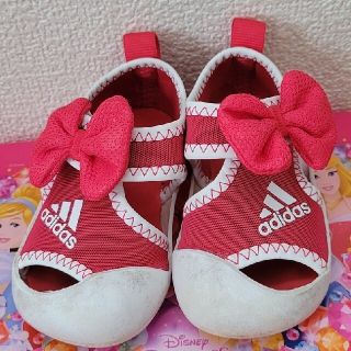 アディダス(adidas)のadidas☆Disney☆コラボ☆ミニーちゃん☆サンダル12㎝(サンダル)