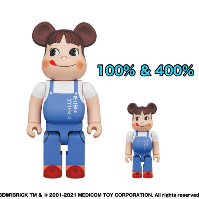 ペコちゃんBE＠RBRICK ペコちゃん The overalls girl