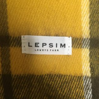 レプシィム(LEPSIM)のLEPSIM チェックマフラー(マフラー/ショール)