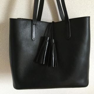 ポロラルフローレン(POLO RALPH LAUREN)の【キーヨ様専用】(ほぼ未使用)Polo 黒革トートバッグ　(トートバッグ)