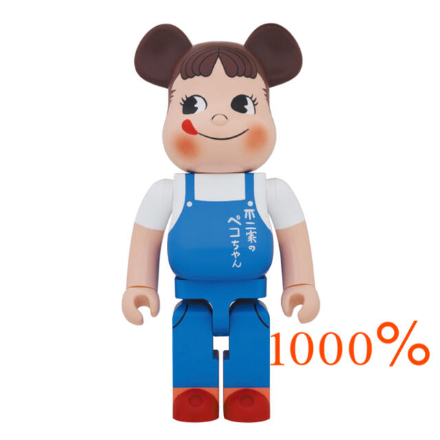 ハンドメイドBE＠RBRICK ペコちゃん The overalls girl 1000％