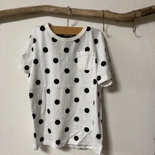 キッズ　Tシャツ　カットソー　120サイズ　水玉　ドット(Tシャツ/カットソー)