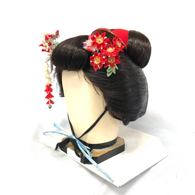 しげもり 中小サイズ 金髪 創作変わり結い 中古日本髪かつら 大衆演劇かつら 史上一番安い