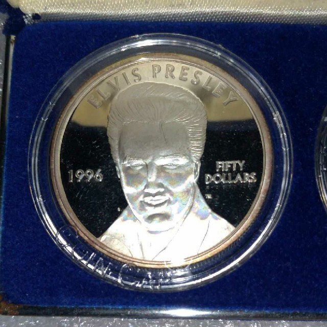 貨幣1996 エルビスプレスリー　銀貨　合計三枚セット　★送料込み