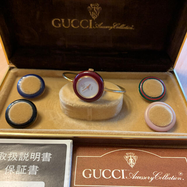 GUCCI グッチ チェンジベゼル 腕時計 クォーツ-