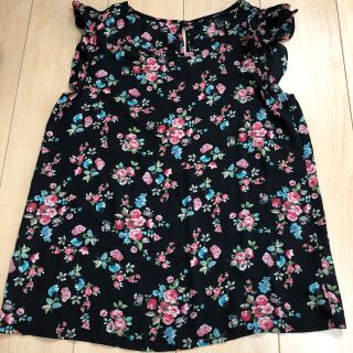 フォーエバートゥエンティーワン(FOREVER 21)の新品未使用＊花柄フリルタンクトップ(タンクトップ)