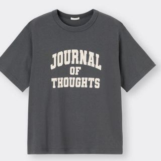 ジーユー(GU)のguカレッジロゴTシャツ(Tシャツ(半袖/袖なし))