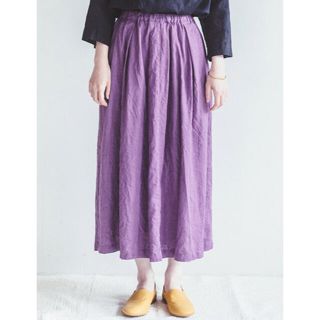 フォグリネンワーク(fog linen work)のfoglinenwork リネンワンピース　(ロングスカート)