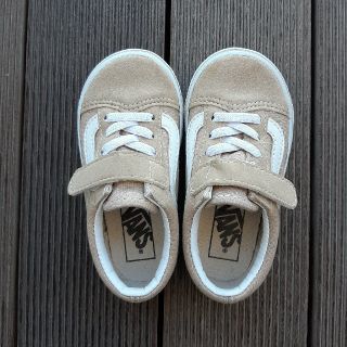 ヴァンズ(VANS)の【専用】vans オールドスクール ベージュ 15㎝(スニーカー)