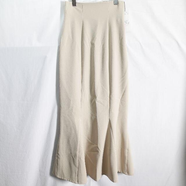 SNIDEL(スナイデル)のSNIDEL　ハイウエストタイトヘムフレアスカート　レディース 　ベージュ レディースのスカート(ロングスカート)の商品写真
