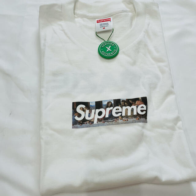 Milan Box Logo Tee Supreme ボックスロゴ　Tシャツ　白