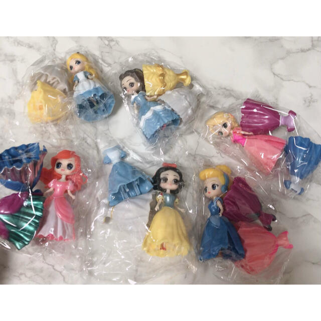 ディズニープリンセス☆着せ替え人形セット キッズ/ベビー/マタニティのおもちゃ(ぬいぐるみ/人形)の商品写真