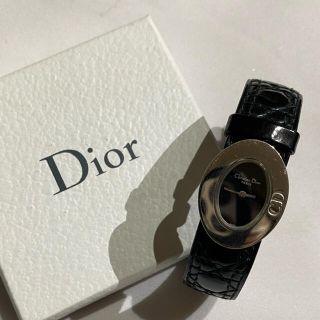 クリスチャンディオール(Christian Dior)のChristian dior レディディオール　マトラッセ　watch 腕時計(レザーベルト)