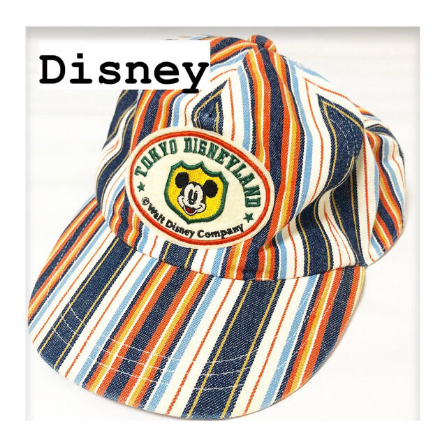 Disney(ディズニー)の《Disney》ディズニー ミッキー 帽子 キャップ 古着 レディースの帽子(キャップ)の商品写真