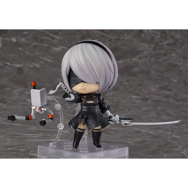 GOOD SMILE COMPANY(グッドスマイルカンパニー)のねんどろいど NieR:Automata 2B ヨルハ二号B型 ニーアオートマタ エンタメ/ホビーのフィギュア(アニメ/ゲーム)の商品写真