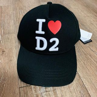 ディースクエアード(DSQUARED2)のdsquared2 キャップ　ブラック　新品‼️(キャップ)