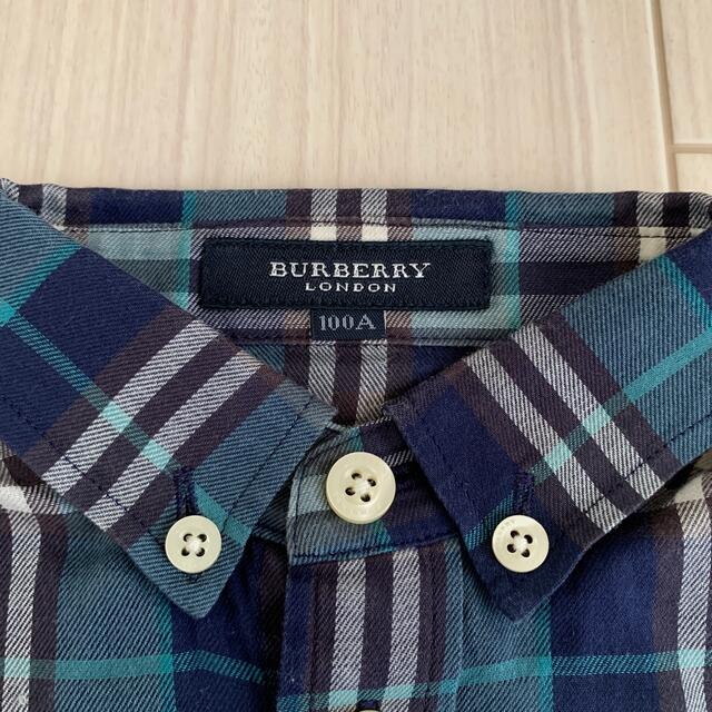 BURBERRY(バーバリー)のらく様専用　Burberry 半袖シャツ　100cm キッズ/ベビー/マタニティのキッズ服男の子用(90cm~)(Tシャツ/カットソー)の商品写真