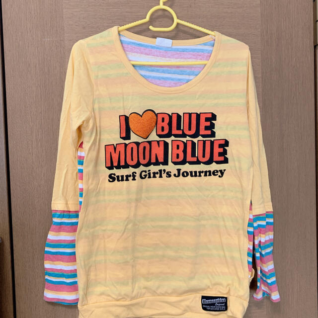 BLUE MOON BLUE(ブルームーンブルー)のblue moon blue ロングTシャツ レディースのトップス(Tシャツ(長袖/七分))の商品写真