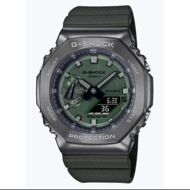 お歳暮 ジーショック GM-2100B-3AJF グリーン 腕時計(デジタル)