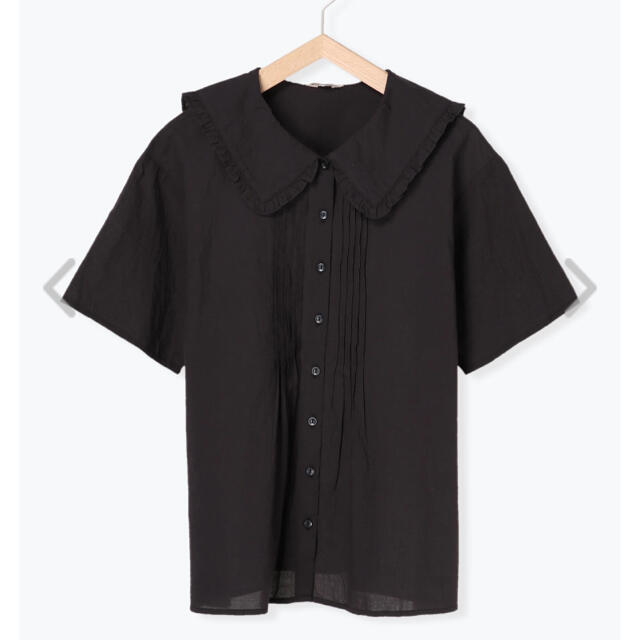 SM2(サマンサモスモス)の新品衿フリルブラウス💕タイムセール レディースのトップス(シャツ/ブラウス(半袖/袖なし))の商品写真