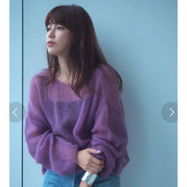 【タイムセール】最終値下げ‼️etre tokyo モヘヤルーズニット🧶 レディースのトップス(ニット/セーター)の商品写真