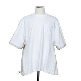 サカイ(sacai)のSacai サカイ 21-02587M Cotton T-Shirt コットン白(Tシャツ/カットソー(半袖/袖なし))