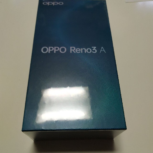 ②根強い人気のOPPO Reno3 A ホワイト SIMフリー　ワイモバイル版スマートフォン/携帯電話