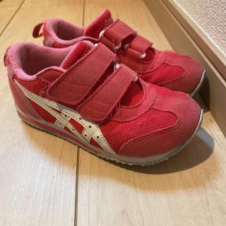 アシックス(asics)のasics スニーカー　17.5cm ピンク(スニーカー)