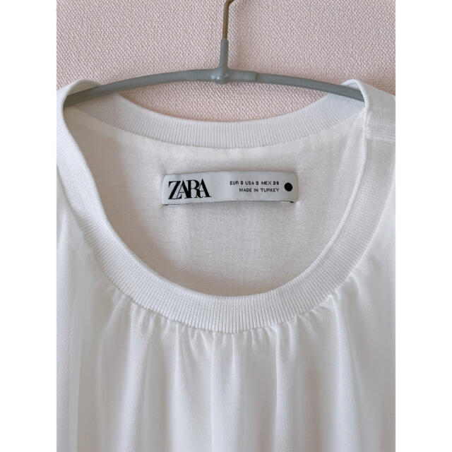 ZARA(ザラ)のZARA シフォンブラウス レディースのトップス(シャツ/ブラウス(長袖/七分))の商品写真