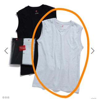 アダムエロぺ(Adam et Rope')の※新品未使用 Biotop×Hanes ノースリーブTシャツ(Tシャツ(半袖/袖なし))