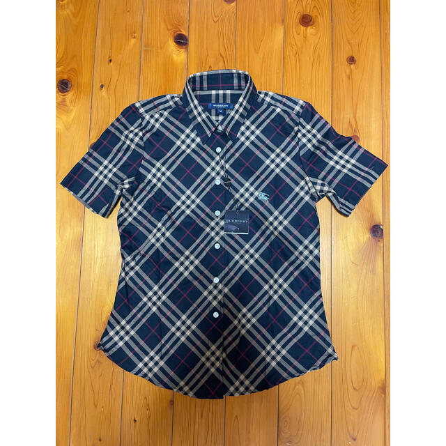 バーバリー チェックシャツ 新品・タグ付 M シャツ+ブラウス(半袖+袖なし)