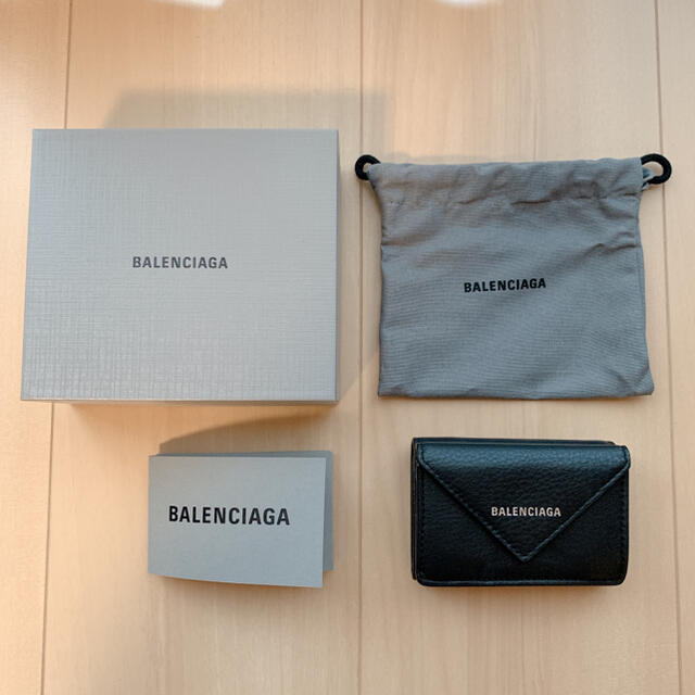 バレンシアガ BALENCIAGA ウォレット ミニ 黒