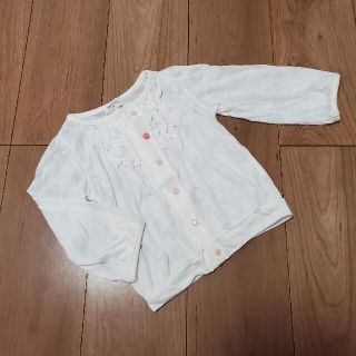 フーセンウサギ(Fusen-Usagi)の美品　カーディガン 95 女の子(カーディガン)