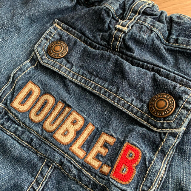 DOUBLE.B(ダブルビー)の ダブルビー　120 ハーフパンツ キッズ/ベビー/マタニティのキッズ服男の子用(90cm~)(パンツ/スパッツ)の商品写真