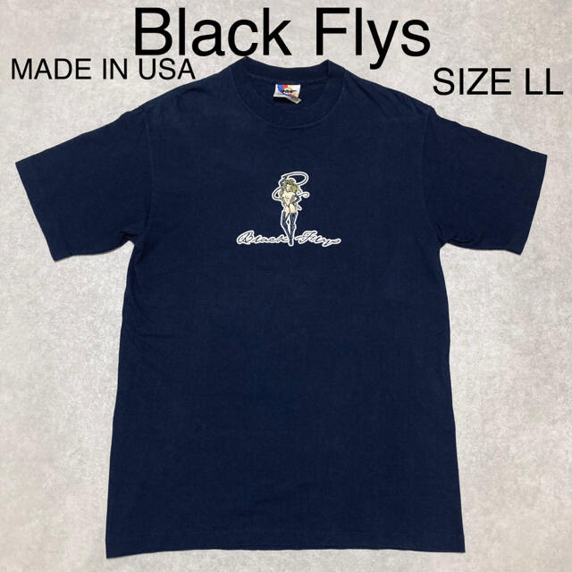 BLACK FLYS(ブラックフライズ)のBlack Flys ブラック フライ MADE IN USA Tシャツ LL メンズのトップス(Tシャツ/カットソー(半袖/袖なし))の商品写真