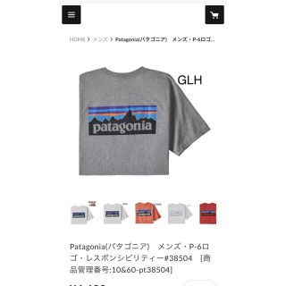 パタゴニア(patagonia)のPatagonia パタゴニア P-6ロゴレスポンシビリティーTシャツ(Tシャツ/カットソー(半袖/袖なし))