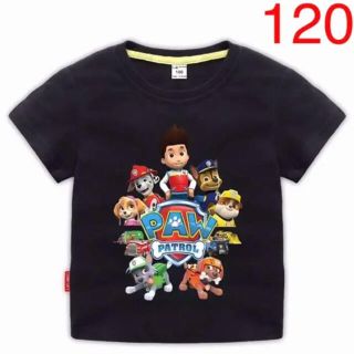 パウパトロール Tシャツ 120   ，ランダムでパウパトロール 2枚シール付け(Tシャツ/カットソー)