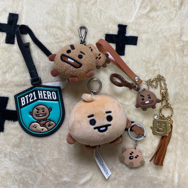 防弾少年団(BTS)(ボウダンショウネンダン)のSHOOKY キーホルダー セット レディースのファッション小物(キーホルダー)の商品写真