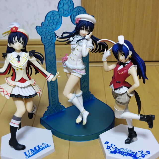 ラブライブ! 園田海未 フィギュアセットの通販 by こずえの家's ラブライブ! 園田海未 フィギュアセットの通販 by こずえの家's