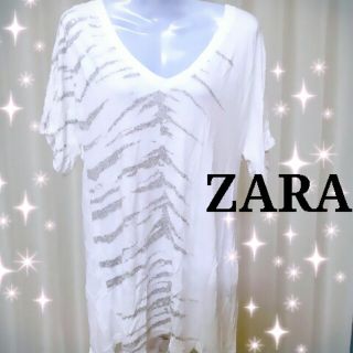 ザラ(ZARA)のZARA★テロテロゆるTシャツ(Tシャツ(半袖/袖なし))