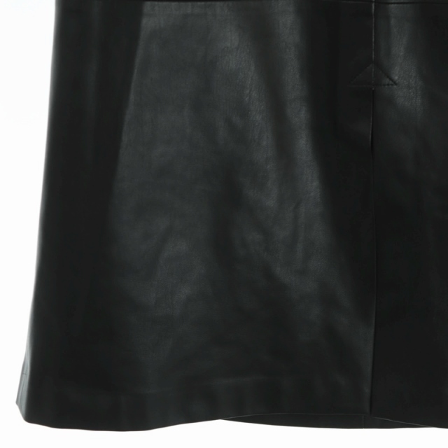 other(アザー)のルームエイト  スカート フェイクレザー セミフレア スリットロング 2 黒 レディースのスカート(ロングスカート)の商品写真