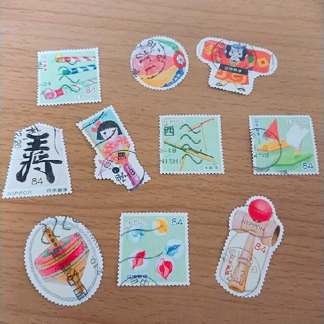 使用済切手 日本の伝統文化シリーズ 10枚 エンタメ/ホビーのコレクション(使用済み切手/官製はがき)の商品写真
