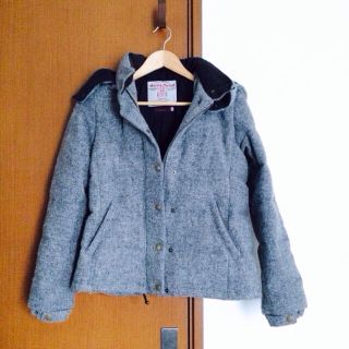 アースミュージックアンドエコロジー(earth music & ecology)のearth＊HarrisTweed(ダウンコート)