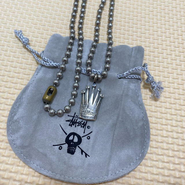 STUSSY - ステューシー クラウン ネックレスの通販 by rin@'s STUSSY - ステューシー クラウン ネックレスの通販 by rin@'s