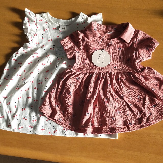 ワンピース2枚セット キッズ/ベビー/マタニティのキッズ服女の子用(90cm~)(ワンピース)の商品写真