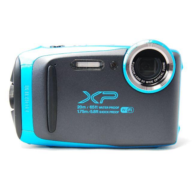 富士フイルム(フジフイルム)の【美品】FUJIFILM FinePix XP130 スカイブルー 防水カメラ スマホ/家電/カメラのカメラ(コンパクトデジタルカメラ)の商品写真