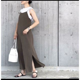 プラージュ(Plage)のplage  Linen キャミ ワンピース 36(ロングワンピース/マキシワンピース)